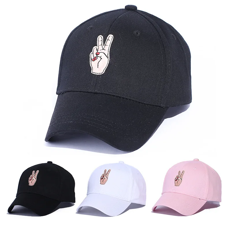 Корейская уличная мода, мужские и женские кепки с узором жестов, бейсболка для спорта на открытом воздухе, дышащая солнцезащитная Кепка, Кепка для гольфа