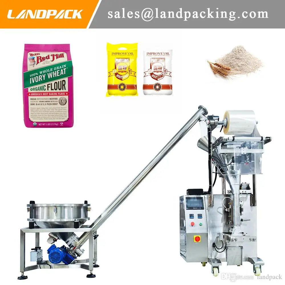 Flour Automatic Vertical Form Fill Seal Machine Wheat Flour Gusset