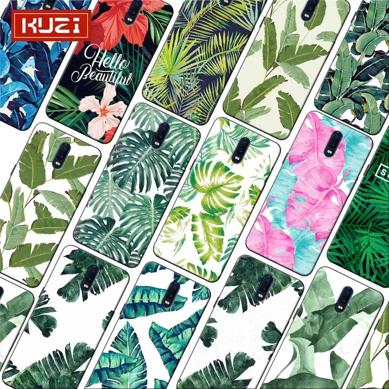 Phone Case for oneplus one plus 7 pro 7t 6 6t 5t Soft silicone Cover Tree Leaves |