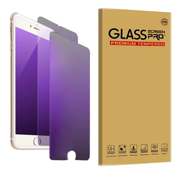 

CAMDEMS 2in1 100PCS Tempered Glass protective for iphone 11pro max 11pro 11 xs max xr x 8plus 6S 7 Anti-purple screen protector