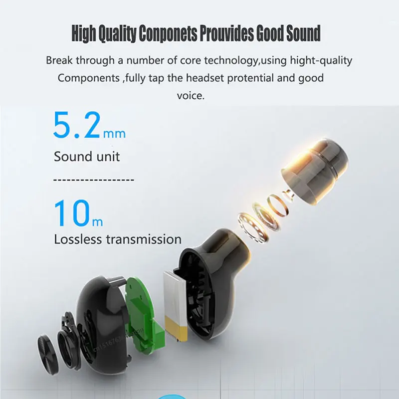 Мини Bluetooth наушники настоящие беспроводные наушники ML1 X3T i7s наушники для Android iOS смартфон