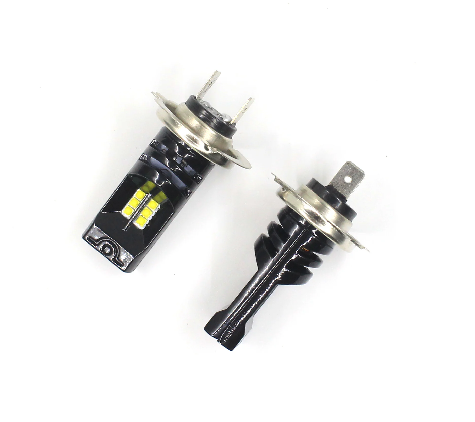 2 шт. 2525 H7 12SMD Автомобильный светодиодный фары противотуманные лампочки