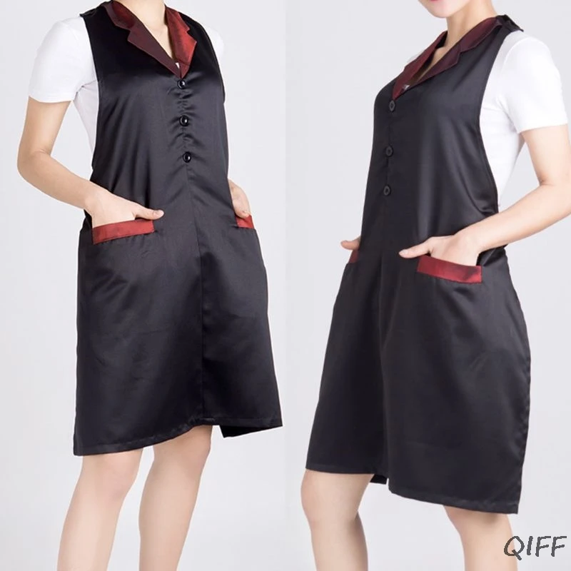 

Fashion Waterproof Haircut Apron Hairdresser Beauty Nail Work Clothes Assistant Overalls