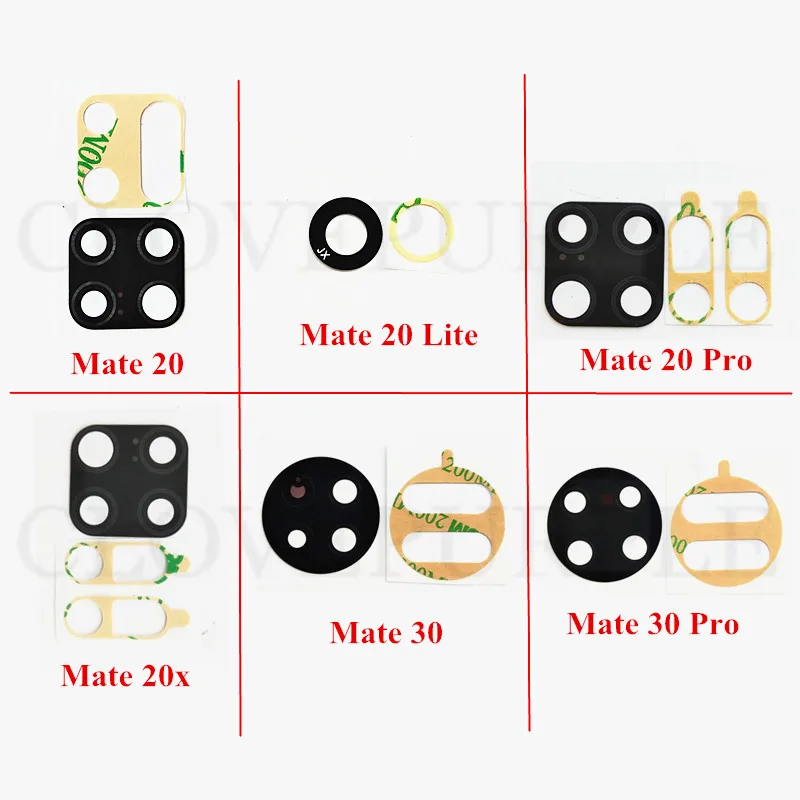 New Back Camera Glass Lens Cover Replacement Parts for Huawei Mate 20 X Lite Pro 30 | Мобильные телефоны и аксессуары