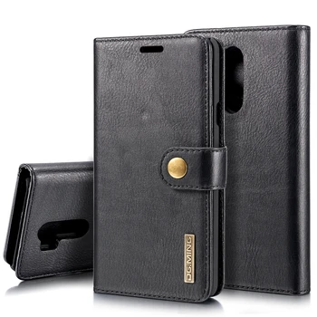 

DG.Ming Leather Card Magnetic Phone Cases for LG G7 ThinQ G6 V20 V30 V30+ Phone Cover