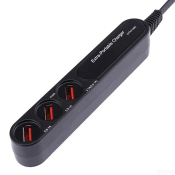 

3 Ports USB Power Supply Socket Adapter Multifunctional 3.1A Intelligent Charging Charger