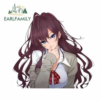 

EARLFAMILY 13cm x 12cm For Anime Waterproof Car Stickers Surfboard Fine Decal Vinyl Material Car Accessories 3D Decoration