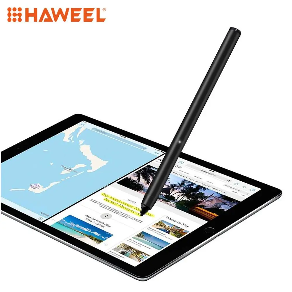 Активный емкостный стилус HAWEEL для iPhone / iPad/Samsung планшетных ПК и других емкостных