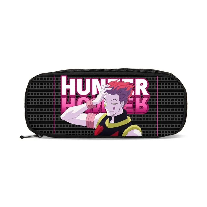 

Children Wallet Hunter X Hunter Prints School Pencil Case Boys Student Stationer Purse Kawaii Cartoon Pencil Bag Box Pencilcase