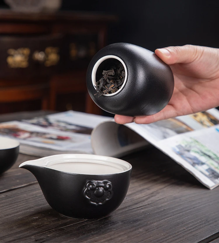 Китайский керамический чайный горшок гунг фу Gaiwan 1 2 чайная чашка чайные