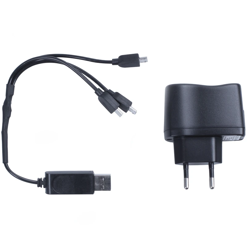 

Battery Charger for VISUO XS809 XS809HC XS809W XS809HW USB 3 In 1 for Lithium Ion Battery USB Charger Quadcopter Drone (Black) W