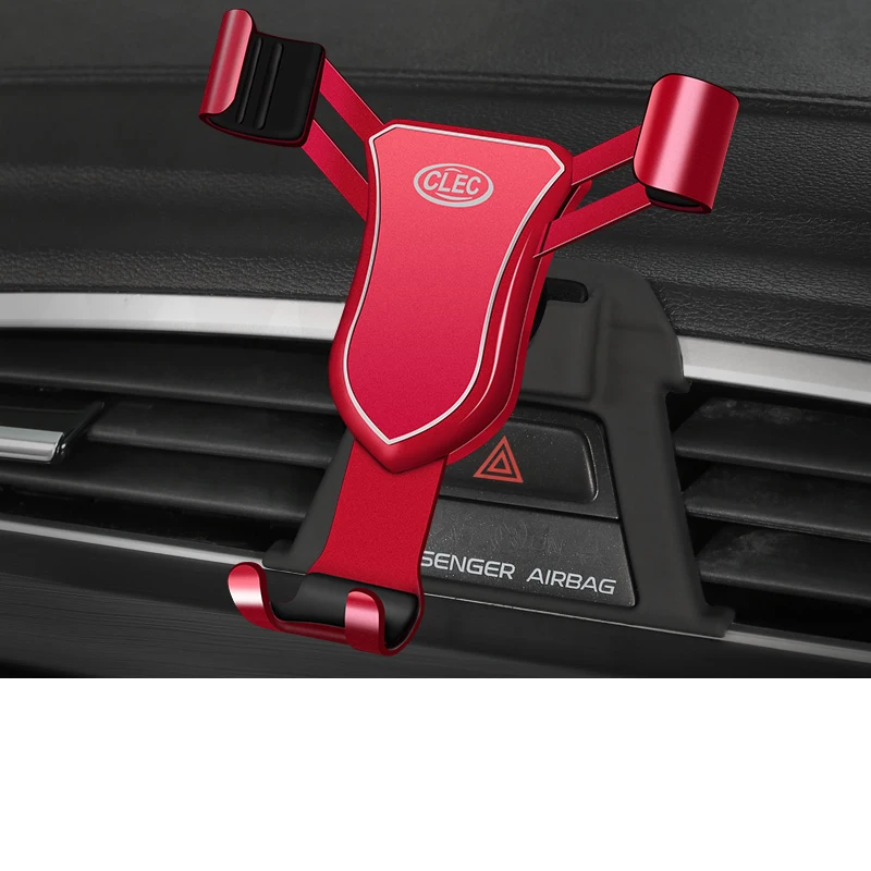 Lsrtw2017 Сплав пластиковый держатель телефона на приборной панели автомобиля для Geely Boyue Atlas салонные молдинги аксессуары - Название цвета: red stretch