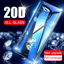20D Full Curved Tempered Glass For Xiaomi Redmi Note 6 7 8 Pro Screen Protector On Redmi 8 8A 7 7A K20 Pro Protective Film