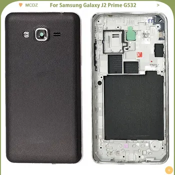 

New G532 Battery Cover For Samsung Galaxy J2 Prime G532F Full Housing Mid Bezel Back Door + Middle Frame