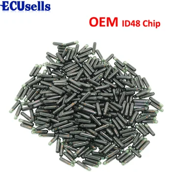 

50PCS, Original ID48 Glass Chip Auto Transponder Car Blank Key Chip
