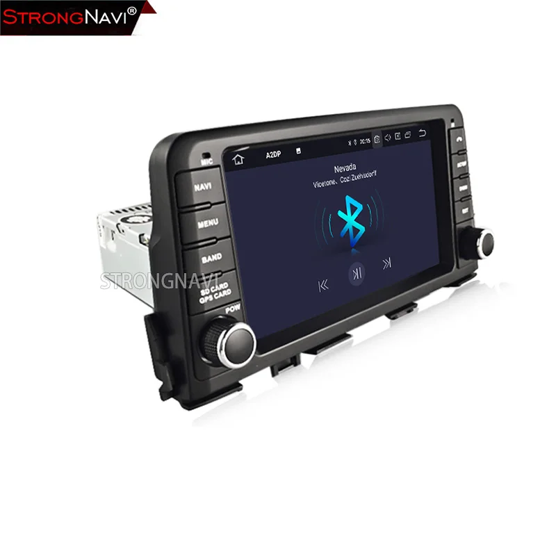 Top 8inch Android 9.0 Car DVD Radio Player For KIA PICANTO 2017 Car Multimedia Player with WIFI GPS Navigation Bluetooth 3
