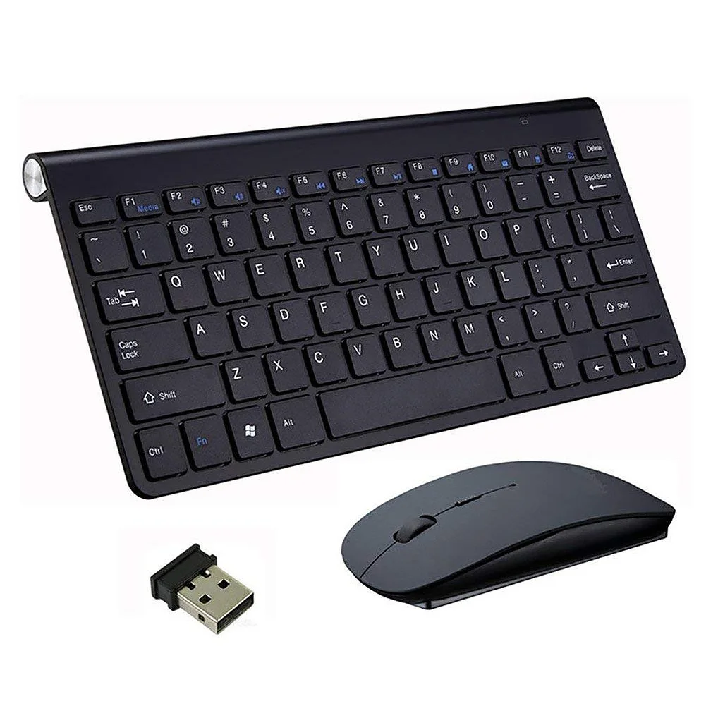 78 Keys X Architecture Windows Keyboard Desktops With Mouse Laptops USB Thin Ultra Slim Quiet Wireless Android