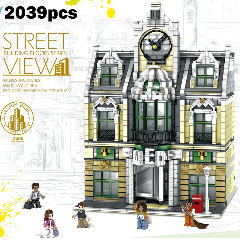 

Creator Expert City Street View 2039PCS European Mall Model Building Blocks Bricks Kits Compatible with Legoinglys Architecture