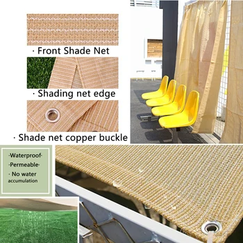 

Privacy Screen 0.9x5m Easy Install Wind Protection Shade Sail Breathable Knitted Backyard Removable UV Block Home Balcony Garden