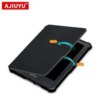 

For Kobo Clara HD Case 6" Ebook-Reader Protective Cover Shell For 2018 kobo clara HD N249 6.0 inch PU Leather Smart Cover case