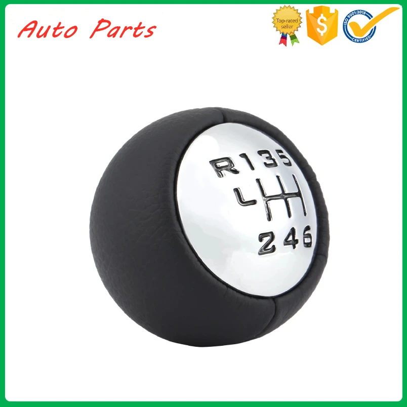 Car 6 Speed Gear Shift Lever Knob Head for Peugeot 307 308 3008 407