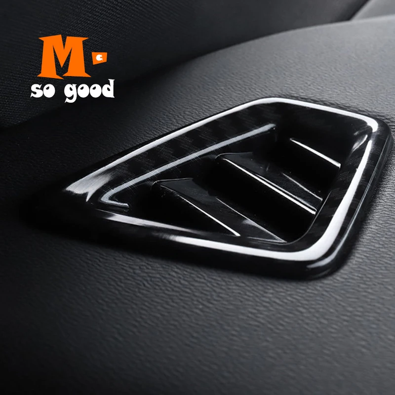 2018 - 2019 For Volvo XC60 Car Front Small Air Outlet Decoration Cover Trim ABS Carbon fibre Auto Interior Accessories Styling | Автомобили