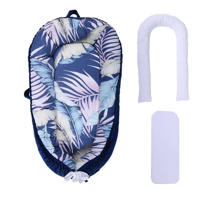 Простая простая портативная детская кроватка съемный протектор для