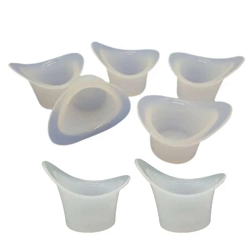 10pcs Eyewash Cup Silicone Resuable Medical Soft Eye Bath Cup Eye Wash