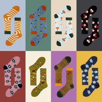 

socks street hip-hop high-top stockings autumn and winter new ins sports tube color basketball cotton socks