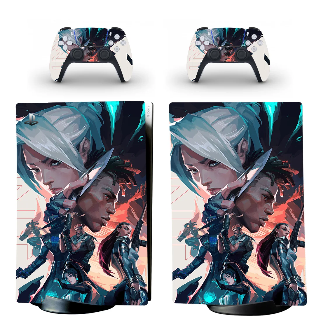 Ovenzant Ps5 Digital Skin Sticker Per Playstation 5 Console E 2 Controller Decalcomania Pelli In Vinile