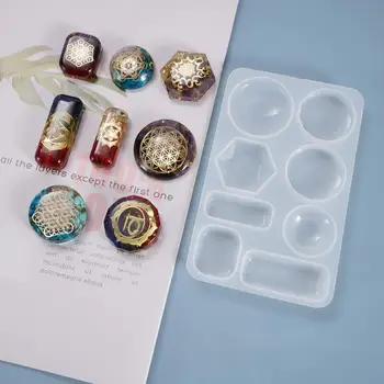 

Geometric Pendant Silicone Mold DIY Epoxy Jewelry Making Mold For Resin Crftas Handmade Casting Molds Jewelry Tools