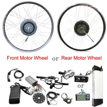 

36V eBIKE Conversion Kit 20-700C (28inch) Electric Bicycle Conversion Kit 36V 250W 350W 500W Front Rear Hub Motor Wheel E Bike
