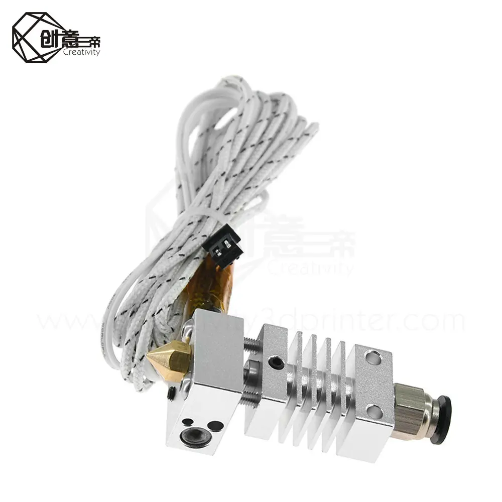 Экструдер CR10 Hotend V6 для экструзии на большие расстояния 12 В 50 Вт J head терморазрыв