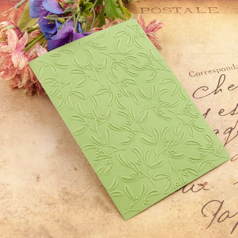 Leaf Plastic Embossing print DIY Plastic Embossing Folders DIY Scrapbooking Paper Craft Card Making Decoration Supplies