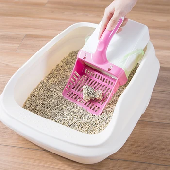 

Cat Litter Scoop Hollow Pet Cat Toilet Scooper with Long Handle Jumbo Cat Litter Scoop Sifter Shovel Pet Cleaning Tools 5