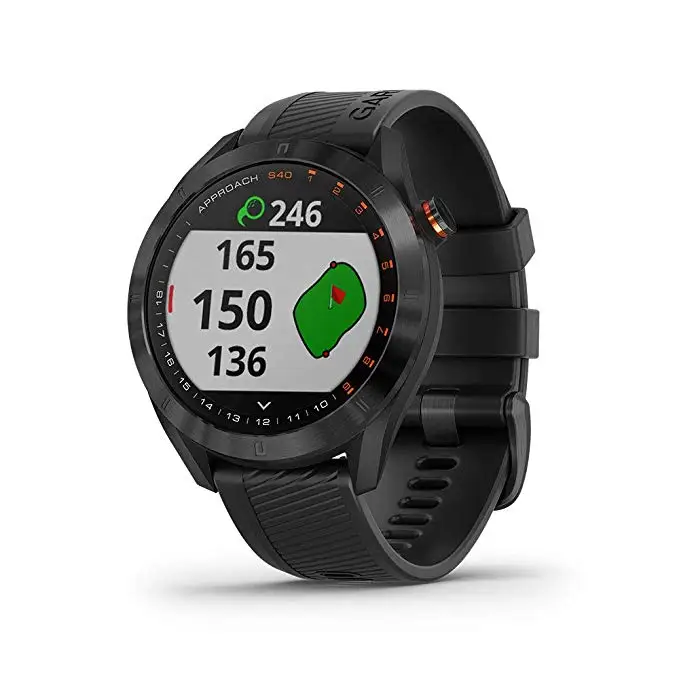 Оригинальные часы для гольфа с gps Garmin Approach S40, стильные gps Golf Смарт-часы легкие с сенсорным дисплеем водонепроницаемые часы