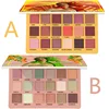 18 couleurs EVA fard à paupières palette mat miroitant fard à paupières imperméable à l'eau longue durée maquillage fard à paupières palette cosmétiques ► Photo 2/6