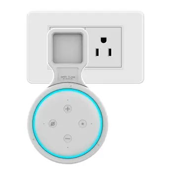 

For Google Amazon Echo Dot Speaker 3rd Wall Mount Bracket Socket Smart Speaker Hanger Power Charging Portable Audio Stand Rack