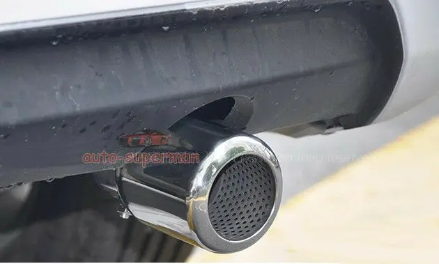

Exhaust Muffler Tip Pipe chrome For Nissan March Micra 2010 2011 2012 2013 2014