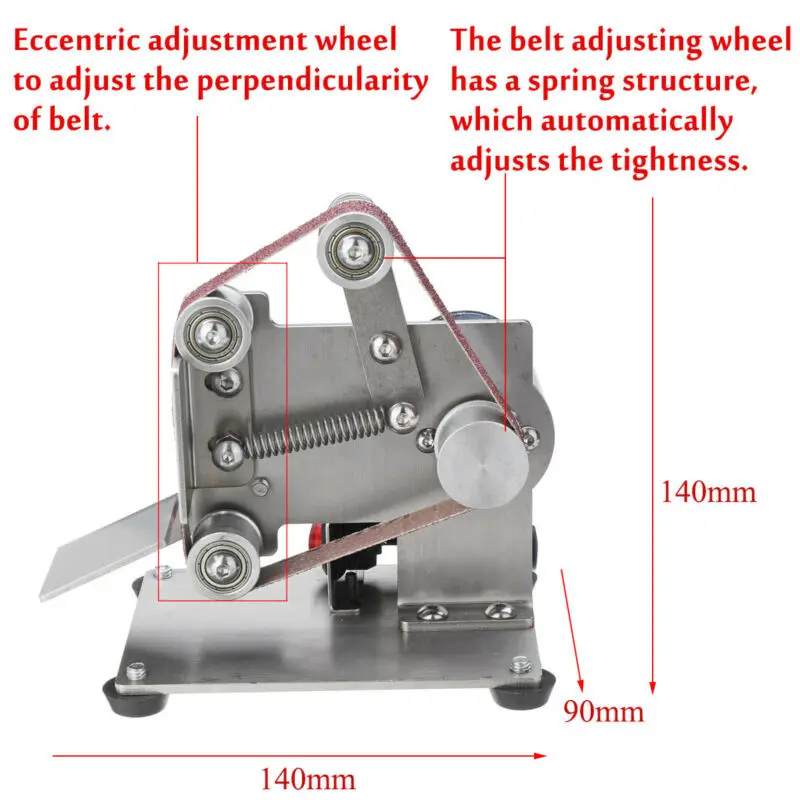 

Multifunctional Abrasive Belt Sander Grinding Polishing Machine Accessory Set