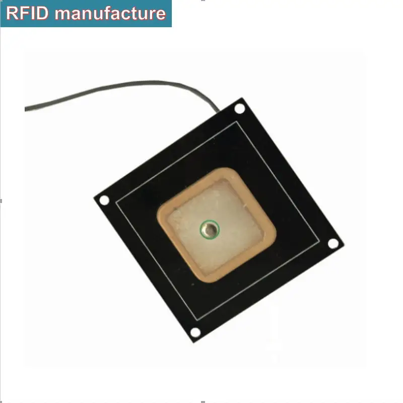 0dbi circular polarized UHF RFID ceramics Antenna IPEX SMA connector for embedded/IOT system on personal vehical management |