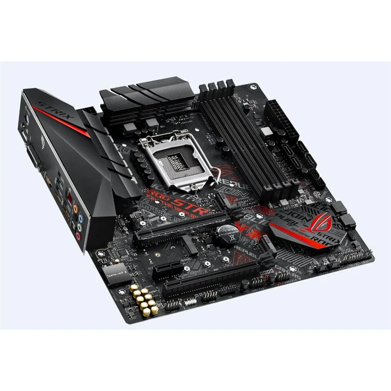 Материнская плата Asus ROG STRIX B365-G GAMING Soc-1151v2 Intel B365 4xDDR4 mATX AC`97 8ch(7.1) GbLA