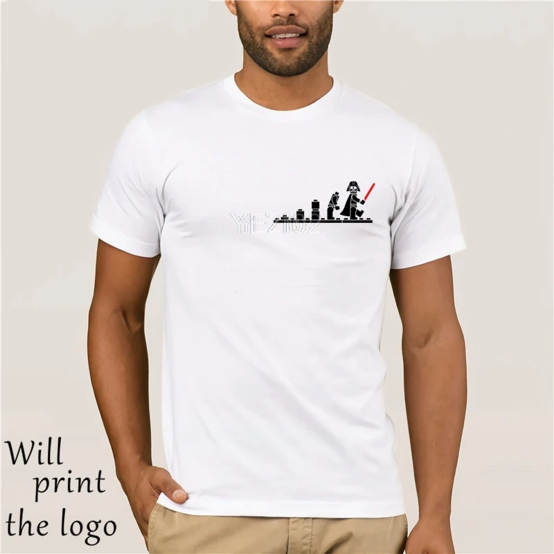 DARTH EVOLUTION MENS T SHIRT TEE DIVERTENTE STELLA TROOPER di DISEGNO ROBOT WARS RETRO Magliette e camicette di