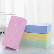 PVA Cleaning Sponge Block Water-Absorbing Sponge Rubbing Towel High Density Baby Rubbing Towel Cotton Gray Rub Rubbing CN