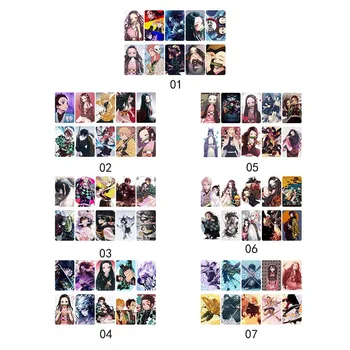 

10pcs Demon Slayer Anime Card Stickers DIY Bus ID Waterproof Scrub Card Sticker Kids Sticker Toys Collection Gift