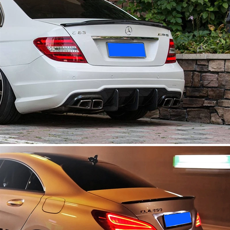 Winhoi автомобильный спойлер крыло карбоновое волокно для Mercedes Benz CLS класс W218 PSM CLS63 2012- автомобиль-стайлинг хвост задний спойлер крыло