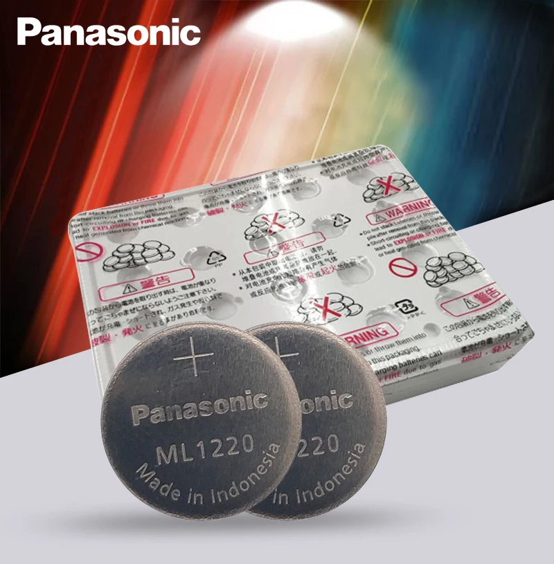 20 шт./лот оригинальный Panasonic ML1220 3V ML 1220 перезаряжаемый CMOS RTC BIOS резервная батарея