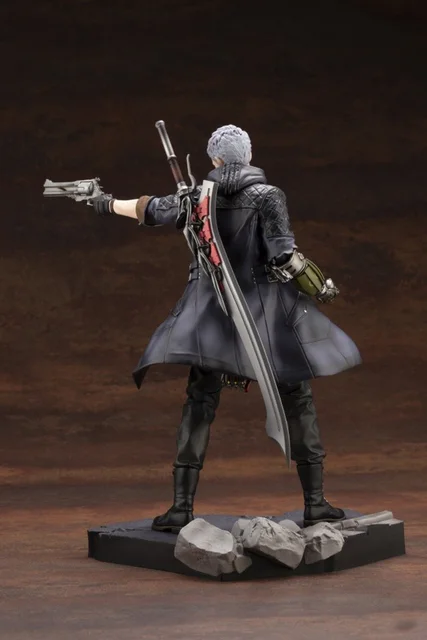 Original asmus brinquedos qb007 8 9 10 dante vergil nero v o misterioso um  q versão 4 Polegada figura de ação brinquedo modelo 10cm presente