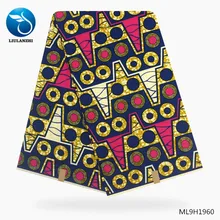 LIULANZHI африканская восковая ткань s хлопок батик ткань последний стиль многоцветный настоящая вощеная ткань Анкара 6 ярдов ML9H1950-ML9H1969