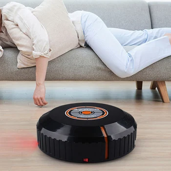 

Automatic Rechargeable Strong Suction Sweeping Smart Vacuum Cleaner